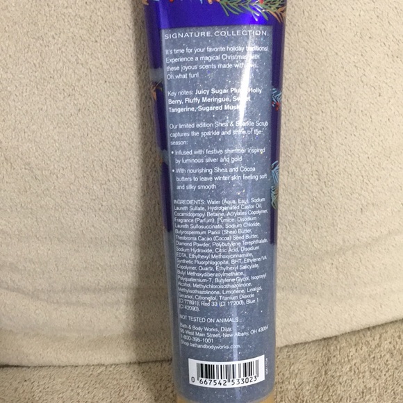 NWT Sugar Plum Swirl Sparkle Scrub - Picture 2 of 3